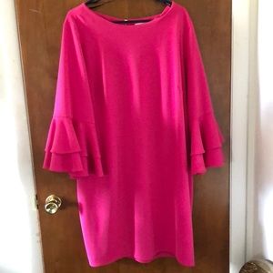 Hot pink Calvin Klein dress